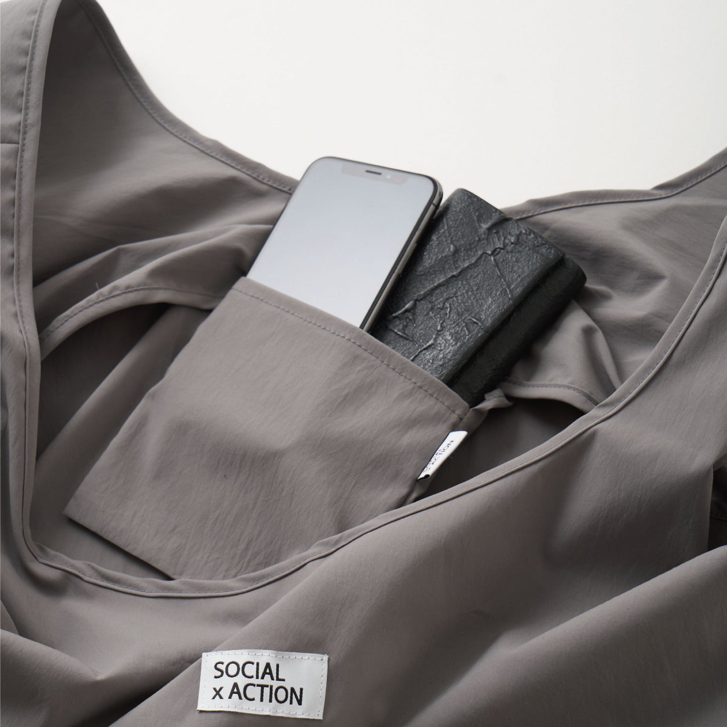 RE:BAG「CONVENI」color:絹鼠色/キヌネズイロ