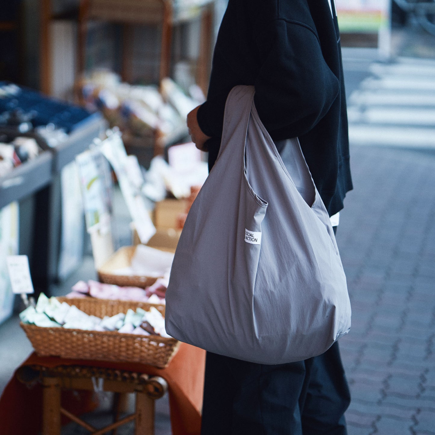RE:BAG「MART」color:絹鼠色/キヌネズイロ